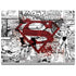 DC Comics Superman Comic Pattern Logo in Red Surface Book 2 15in Skin