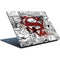 DC Comics Superman Comic Pattern Logo in Red Surface Laptop Skin