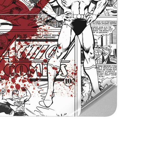 DC Comics Superman Comic Pattern Logo in Red Surface Laptop Studio Skin