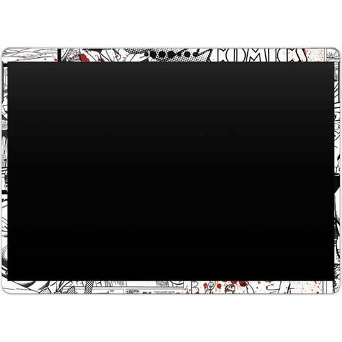 DC Comics Superman Comic Pattern Logo in Red Surface Pro 8 Skin
