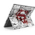 DC Comics Superman Comic Pattern Logo in Red Surface Pro 8 Skin
