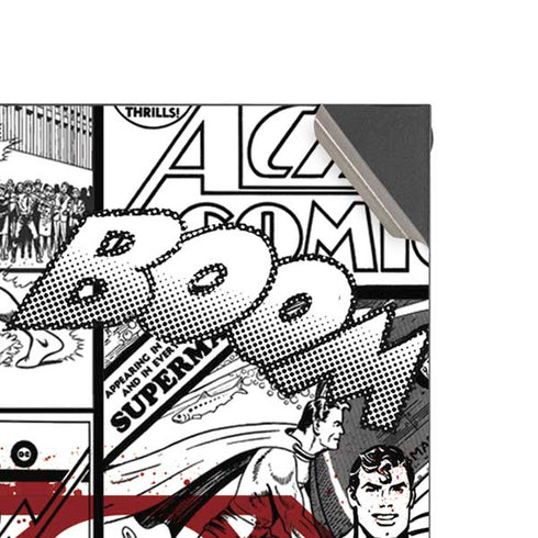 DC Comics Superman Comic Pattern Logo in Red Xbox Series X Console Skin