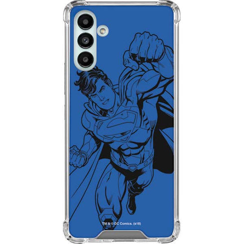DC Comics Superman Comic Pop Galaxy A13 5G Clear Case