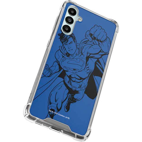 DC Comics Superman Comic Pop Galaxy A14 5G Clear Case