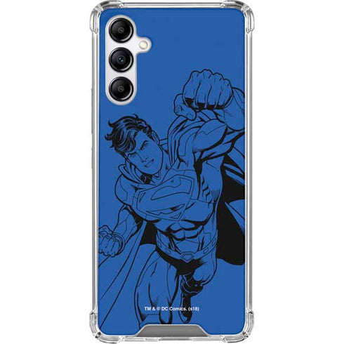 DC Comics Superman Comic Pop Galaxy A15 5G Clear Case