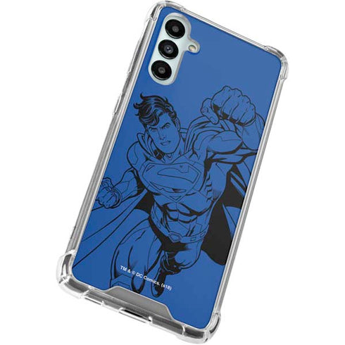 DC Comics Superman Comic Pop Galaxy A15 5G Clear Case