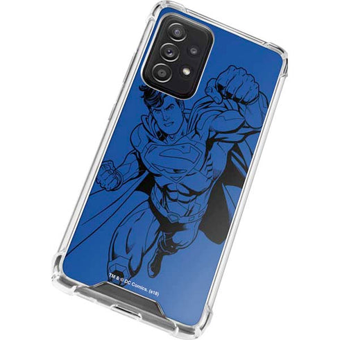 DC Comics Superman Comic Pop Galaxy A52 5G Clear Case