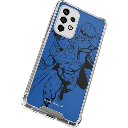 DC Comics Superman Comic Pop Galaxy A53 5G Clear Case