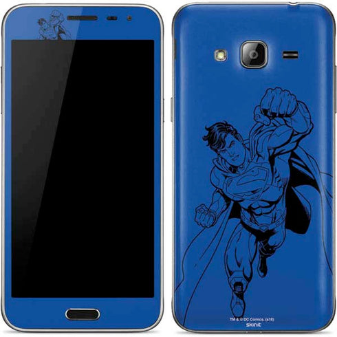 DC Comics Superman Comic Pop Galaxy J3 Skin