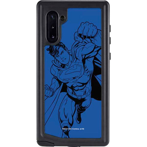 DC Comics Superman Comic Pop Galaxy Note 10 Waterproof Case