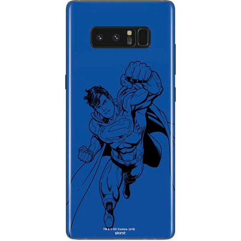 DC Comics Superman Comic Pop Galaxy Note 8 Skin