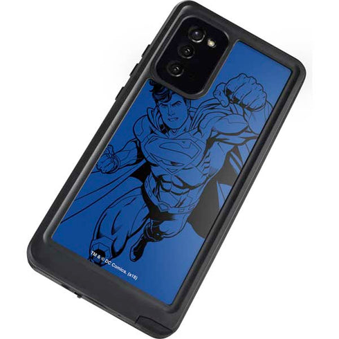 DC Comics Superman Comic Pop Galaxy Note20 5G Waterproof Case