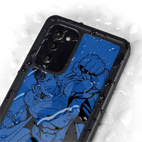 DC Comics Superman Comic Pop Galaxy Note20 5G Waterproof Case