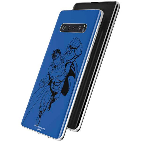 DC Comics Superman Comic Pop Galaxy S10 Skin