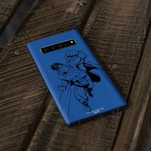 DC Comics Superman Comic Pop Galaxy S10 Skin