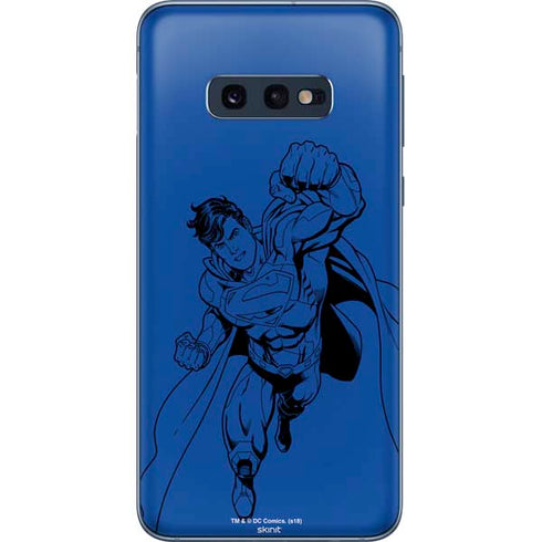 DC Comics Superman Comic Pop Galaxy S10e Skin
