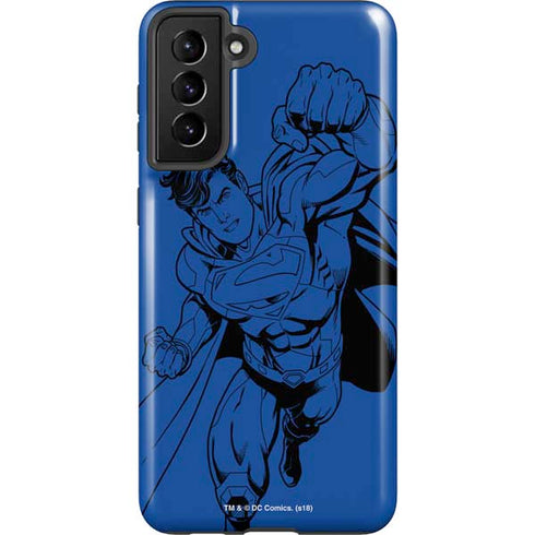 DC Comics Superman Comic Pop Galaxy S21 Plus 5G Pro Case