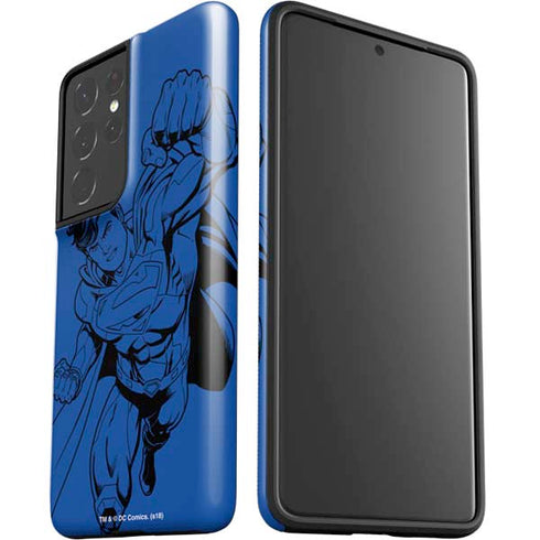 DC Comics Superman Comic Pop Galaxy S21 Ultra 5G Pro Case