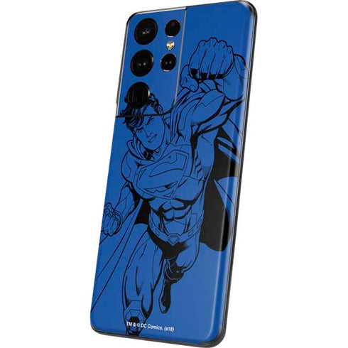 DC Comics Superman Comic Pop Galaxy S21 Ultra 5G Skin
