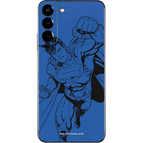 DC Comics Superman Comic Pop Galaxy S22 Plus Skin