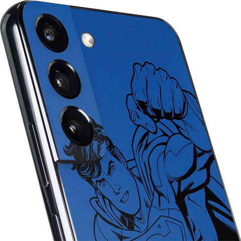 DC Comics Superman Comic Pop Galaxy S22 Plus Skin