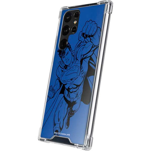 DC Comics Superman Comic Pop Galaxy S22 Ultra Clear Case