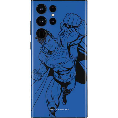 DC Comics Superman Comic Pop Galaxy S22 Ultra Skin