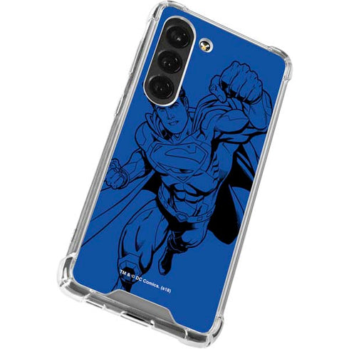 DC Comics Superman Comic Pop Galaxy S23 Clear Case