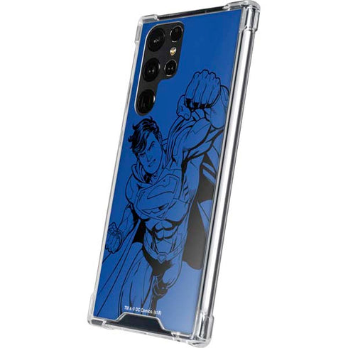 DC Comics Superman Comic Pop Galaxy S24 Ultra Clear Case
