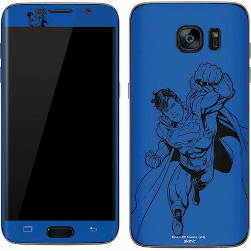 DC Comics Superman Comic Pop Galaxy S7 Skin