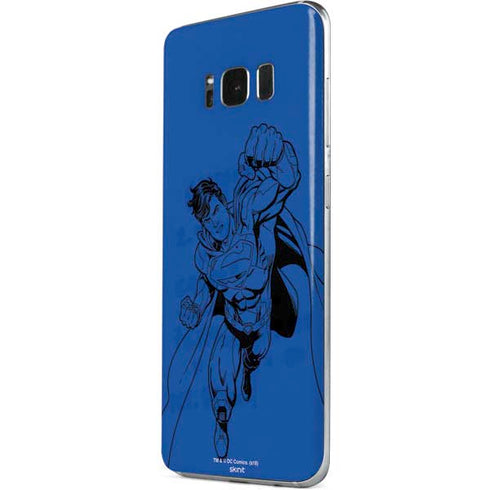 DC Comics Superman Comic Pop Galaxy S8 Plus Skin