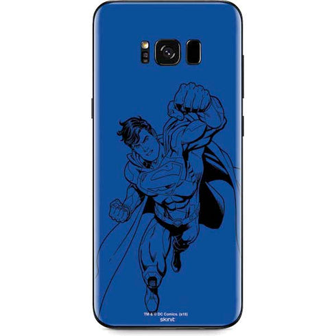 DC Comics Superman Comic Pop Galaxy S8 Skin