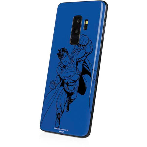 DC Comics Superman Comic Pop Galaxy S9 Plus Skin