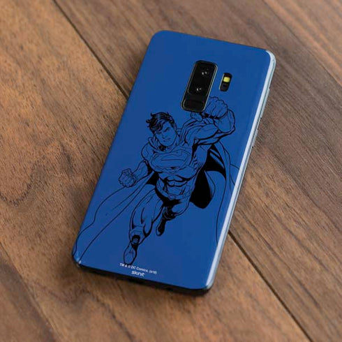 DC Comics Superman Comic Pop Galaxy S9 Plus Skin