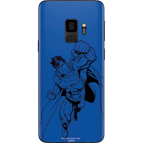 DC Comics Superman Comic Pop Galaxy S9 Skin