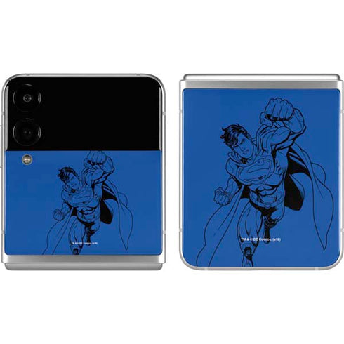 DC Comics Superman Comic Pop Galaxy Z Flip4 5G Skin