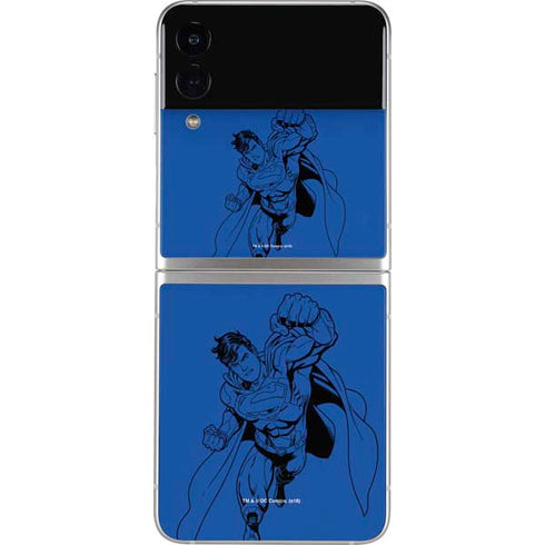 DC Comics Superman Comic Pop Galaxy Z Flip4 5G Skin