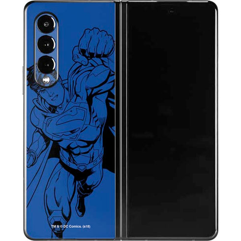 DC Comics Superman Comic Pop Galaxy Z Fold3 5G Skin