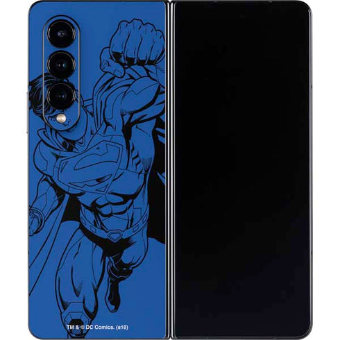 DC Comics Superman Comic Pop Galaxy Z Fold4 5G Skin