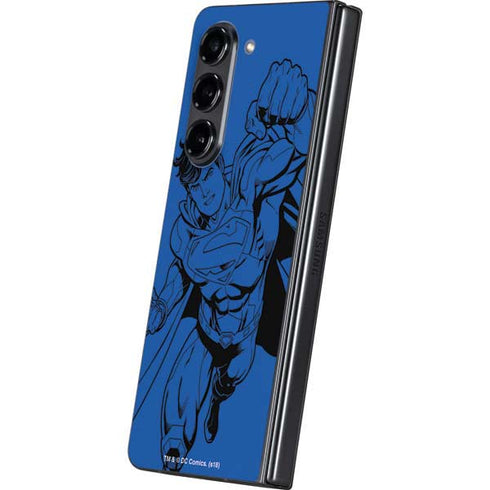 DC Comics Superman Comic Pop Galaxy Z Fold5 5G Skin