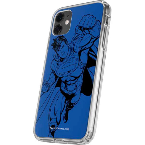 DC Comics Superman Comic Pop iPhone 11 Clear Case