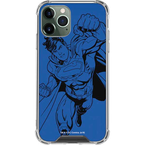 DC Comics Superman Comic Pop iPhone 11 Pro Max Clear Case