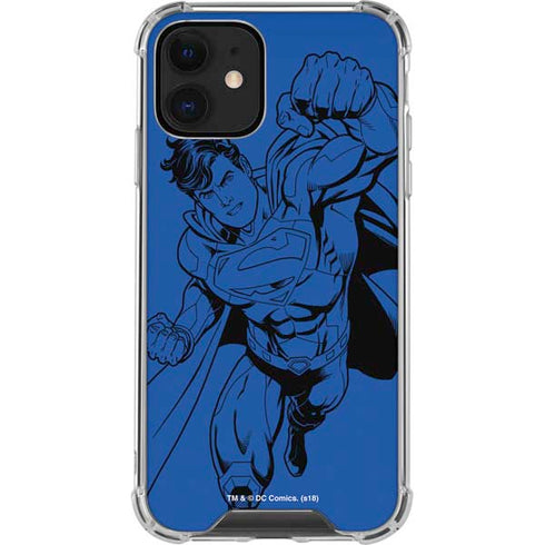 DC Comics Superman Comic Pop iPhone 12 Clear Case