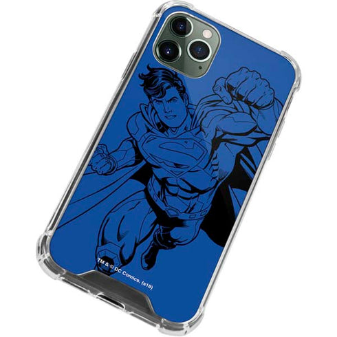 DC Comics Superman Comic Pop iPhone 12 Pro Clear Case