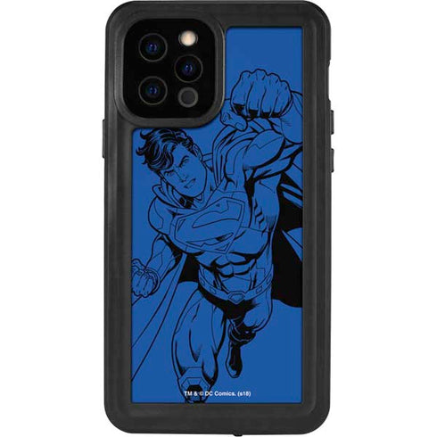 DC Comics Superman Comic Pop iPhone 12 Pro Waterproof Case