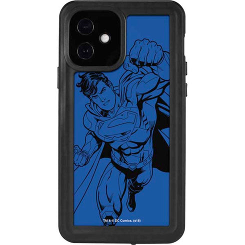DC Comics Superman Comic Pop iPhone 12 Waterproof Case