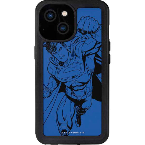 DC Comics Superman Comic Pop iPhone 13 Mini Waterproof Case