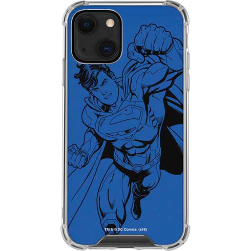 DC Comics Superman Comic Pop iPhone 14 Clear Case