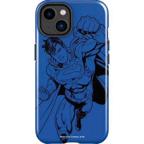 DC Comics Superman Comic Pop iPhone 14 Plus Impact Case