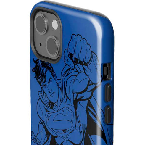 DC Comics Superman Comic Pop iPhone 15 Plus Impact Case